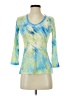 Atmosphere Blue 3/4 Sleeve Top Size XS - photo 1