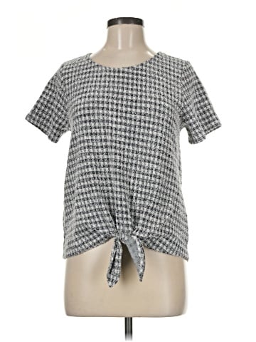 Green Envelope Short Sleeve Top (view 1)