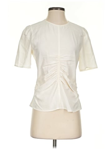 Rag & Bone Short Sleeve Silk Top (view 1)