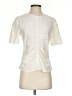 Rag & Bone 100% Silk Ivory Short Sleeve Silk Top Size 2 - photo 1