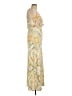 Sanctuary 100% Rayon Paisley Yellow Cocktail Dress Size L - photo 4