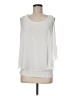 Cha Cha Vente 100% Polyester White 3/4 Sleeve Blouse Size M - photo 1