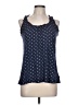 Splendid Blue Sleeveless Blouse Size L - photo 1