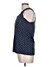 Splendid Blue Sleeveless Blouse Size L - photo 5