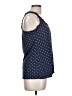 Splendid Blue Sleeveless Blouse Size L - photo 4