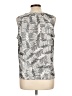 Travelers by Chico's 100% Polyester Silver Sleeveless Top Size L - photo 2