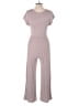 Caution to the Wind Stripes Gray Jumpsuit Size L - photo 2