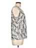 Travelers by Chico's 100% Polyester Silver Sleeveless Top Size L - photo 4