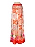 Lulumari 100% Polyester Orange Casual Pants Size M - photo 2