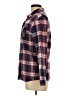 Volcom 100% Cotton Plaid Burgundy Long Sleeve Button-Down Shirt Size 10 - photo 5