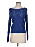 LC Lauren Conrad Chevron-herringbone Blue Pullover Sweater Size XS - photo 1