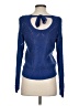 LC Lauren Conrad Chevron-herringbone Blue Pullover Sweater Size XS - photo 2