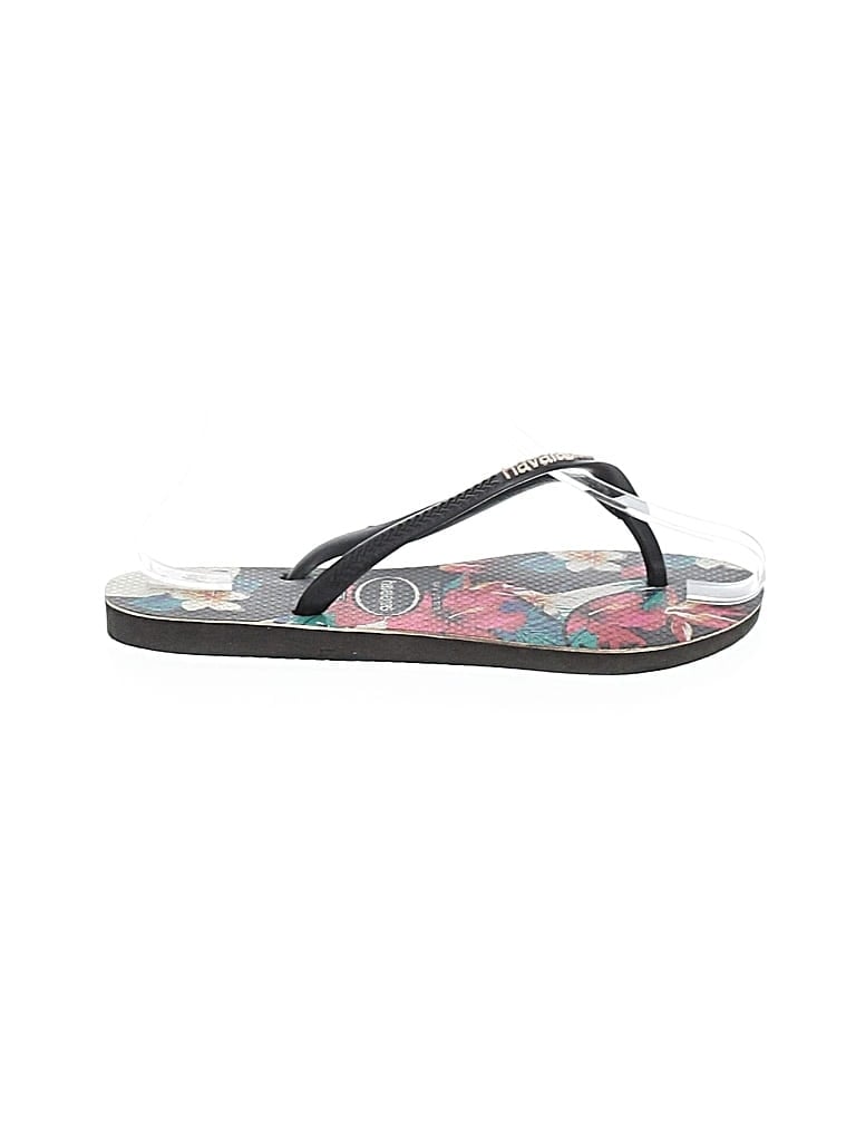 Pre-owned Havaianas Flip Flops In Black