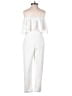 Outrageous Fortune Solid White Jumpsuit Size 2 - photo 2