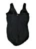 Lands' End Solid Black One Piece Swimsuit Size 18L - photo 2