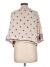 Easel 100% Cotton Tan 3/4 Sleeve Blouse Size M - photo 2