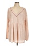 Vanilla Bay Pink Long Sleeve Blouse Size L - photo 1