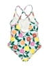 Hanna Andersson Floral Green One Piece Swimsuit Size S - photo 2