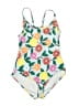 Hanna Andersson Floral Green One Piece Swimsuit Size S - photo 1