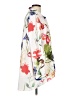 Insight 100% Polyester Floral Ivory Long Sleeve Blouse Size L - photo 4