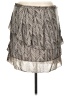 Mexx 100% Polyamide Chevron-herringbone Gray Casual Skirt Size L - photo 2