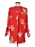 West Kei 100% Polyester Red 3/4 Sleeve Blouse Size S - photo 2
