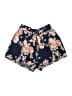 Shein Floral Blue Shorts Size 12 - photo 1