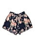 Shein Floral Blue Shorts Size 12 - photo 2