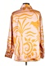 Bailey 44 100% Polyester Print Orange Long Sleeve Blouse Size L - photo 2