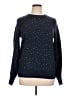 Crown & Ivy Stars Blue Pullover Sweater Size XL - photo 1