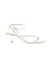 Schutz 100% Leather Ivory Sandals Size 10 - photo 1