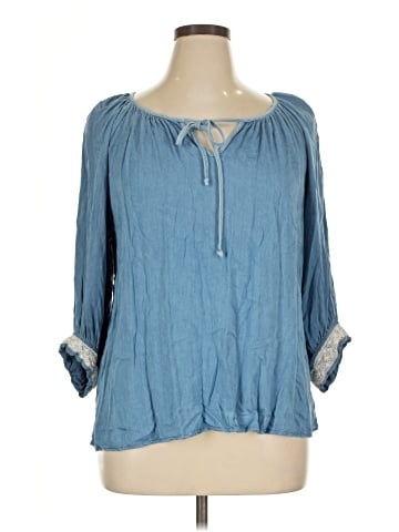 Karen Kane 3/4 Sleeve Blouse (view 1)