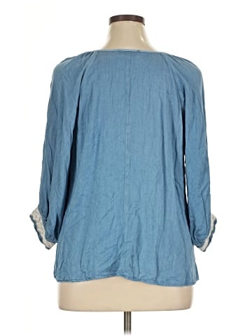 Karen Kane 3/4 Sleeve Blouse (view 2)