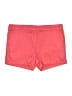 British Khaki Solid Red Shorts Size 12 - photo 1