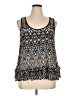Democracy 100% Rayon Blue Teal Sleeveless Blouse Size XL - photo 1