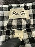 Per Se Checkered-gingham Black Casual Pants Size L - photo 7