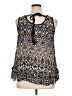 Democracy 100% Rayon Blue Teal Sleeveless Blouse Size XL - photo 2