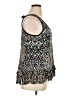 Democracy 100% Rayon Blue Teal Sleeveless Blouse Size XL - photo 4