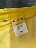 AMO 100% Cotton Color Block Yellow Jeans Size 30 waist - photo 8