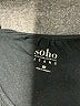 Soho Black 3/4 Sleeve T-Shirt Size M - photo 7