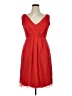 J.Crew 100% Silk Red Cocktail Dress Size 14 - photo 1