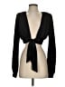 NBD Black Long Sleeve Blouse Size S - photo 1
