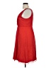 J.Crew 100% Silk Red Cocktail Dress Size 14 - photo 5