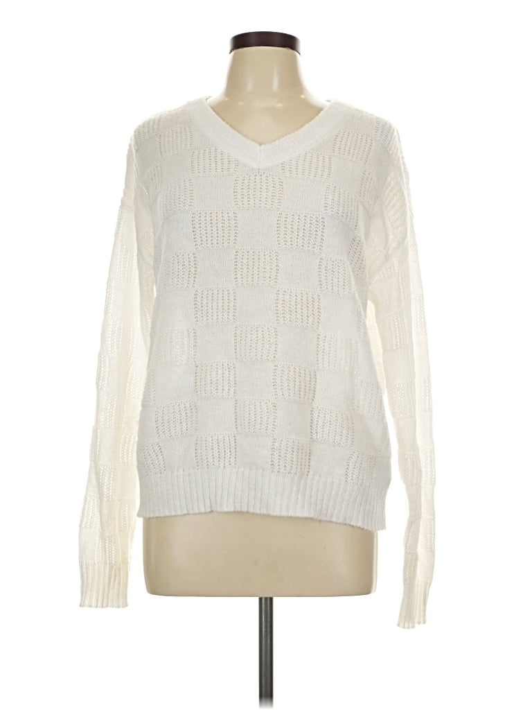 Pre-owned Active Usa Pullover Sweater In Ivory