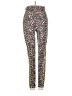 All Access Animal Print Yellow Active Pants Size S - photo 1