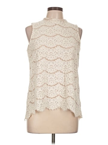 Rose + Olive Sleeveless Blouse (view 1)