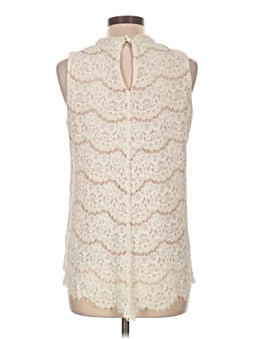 Rose + Olive Sleeveless Blouse (view 2)
