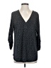 West Kei Polka Dots Black 3/4 Sleeve Blouse Size L - photo 1