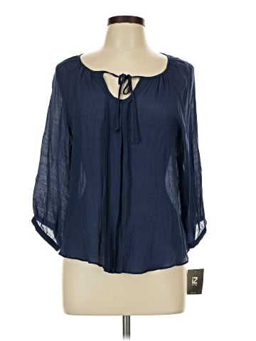 Iz Byer 3/4 Sleeve Blouse (view 1)