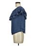 Lovestitch 100% Polyester Blue Short Sleeve Blouse Size M - photo 5